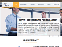 Tablet Screenshot of corvin.ca